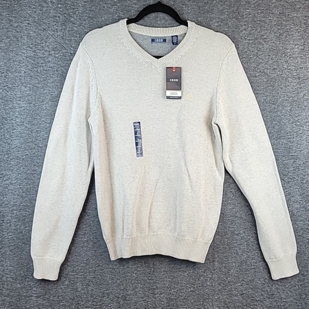 Izod‎ Men's 100% Cotton Long Sleeve Sweater Size Small NWT